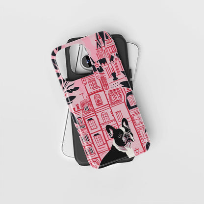 Double-Layer Semi-Handprinted Tough Matte iPhone Case