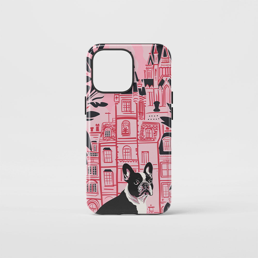 Double-Layer Semi-Handprinted Tough Matte iPhone Case