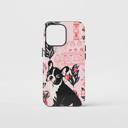 Double-Layer Semi-Handprinted Tough Matte iPhone Case