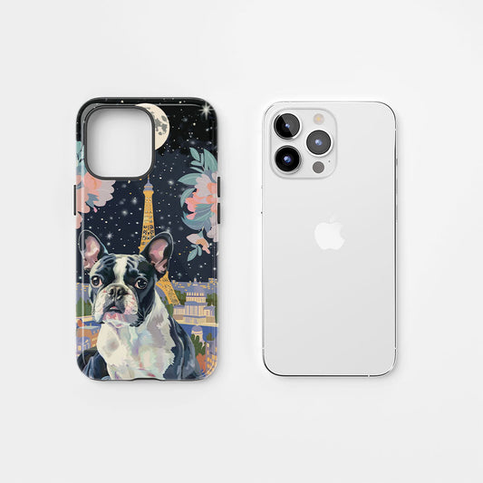 Double-Layer Semi-Handprinted Tough Matte iPhone Case