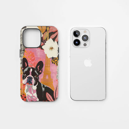 Double-Layer Semi-Handprinted Tough Matte iPhone Case