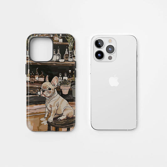 Double-Layer Semi-Handprinted Tough Matte iPhone Case