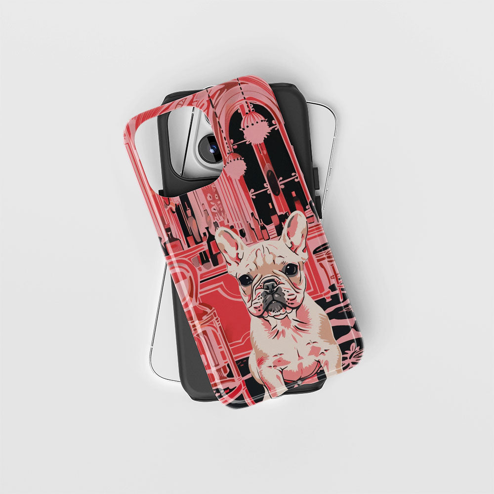 Double-Layer Semi-Handprinted Tough Matte iPhone Case