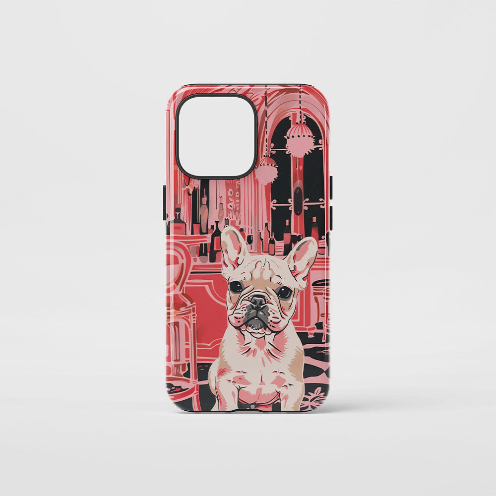 Double-Layer Semi-Handprinted Tough Matte iPhone Case