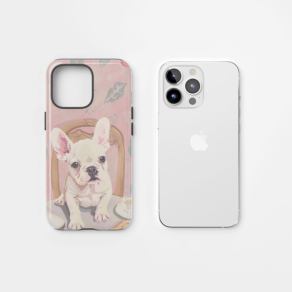 Double-Layer Semi-Handprinted Tough Matte iPhone Case