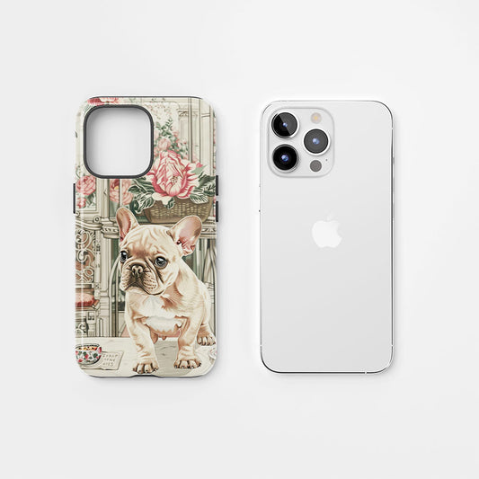 Double-Layer Semi-Handprinted Tough Matte iPhone Case