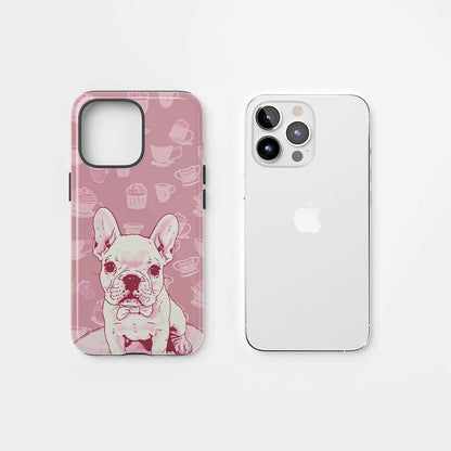 Double-Layer Semi-Handprinted Tough Matte iPhone Case