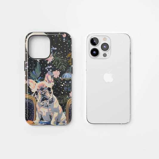 Double-Layer Semi-Handprinted Tough Matte iPhone Case