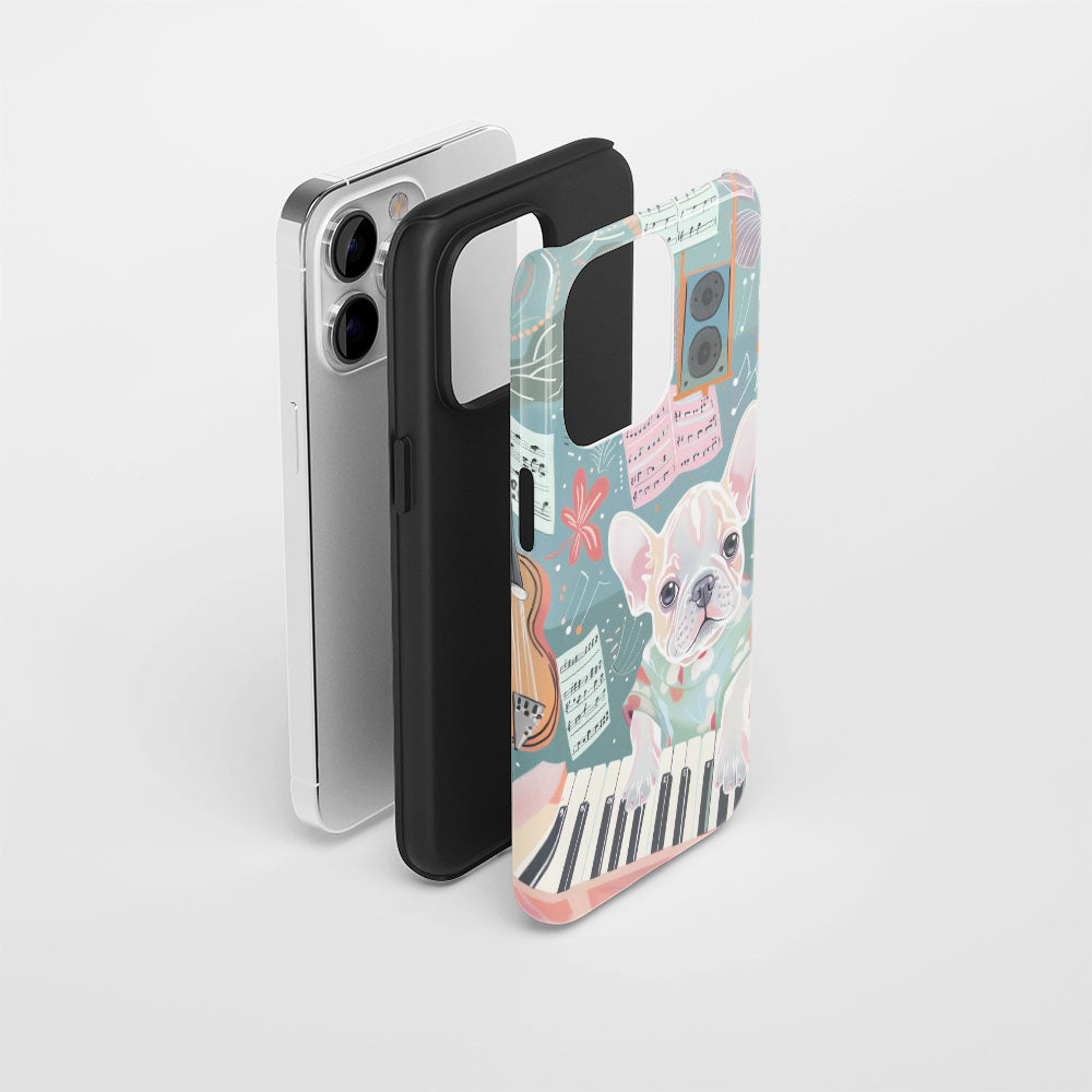 二層半手刷りタフマットiPhoneケース
