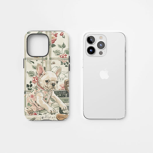 Double-Layer Semi-Handprinted Tough Matte iPhone Case