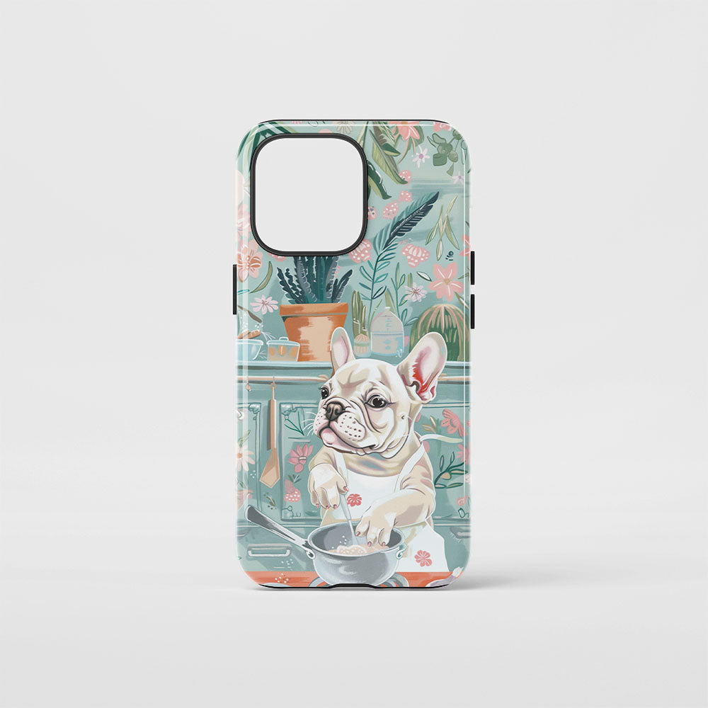 Double-Layer Semi-Handprinted Tough Matte iPhone Case