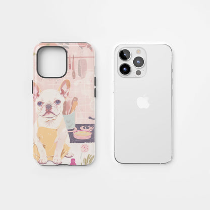 Double-Layer Semi-Handprinted Tough Matte iPhone Case