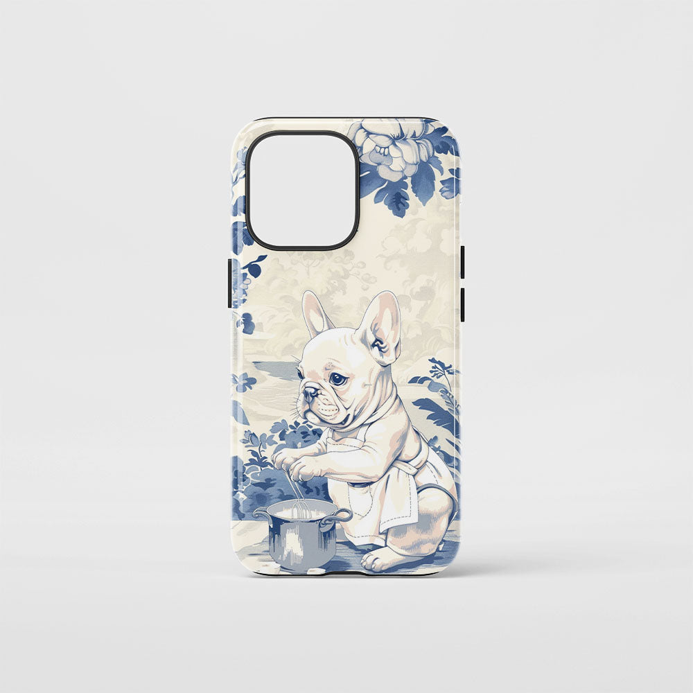 Double-Layer Semi-Handprinted Tough Matte iPhone Case