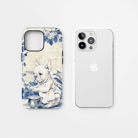 Double-Layer Semi-Handprinted Tough Matte iPhone Case