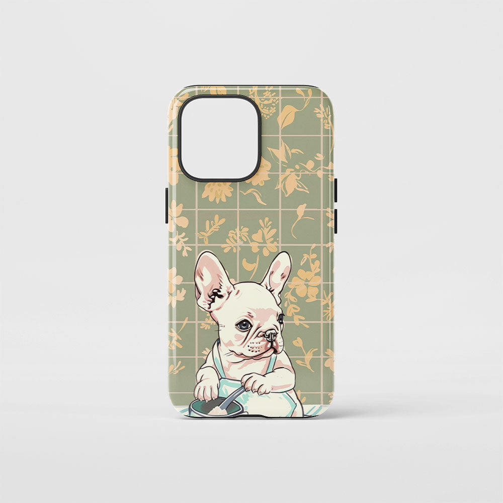 Double-Layer Semi-Handprinted Tough Matte iPhone Case