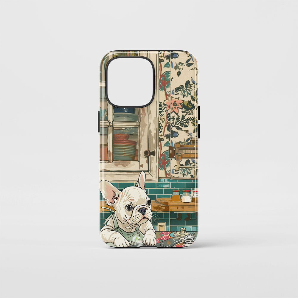 Double-Layer Semi-Handprinted Tough Matte iPhone Case