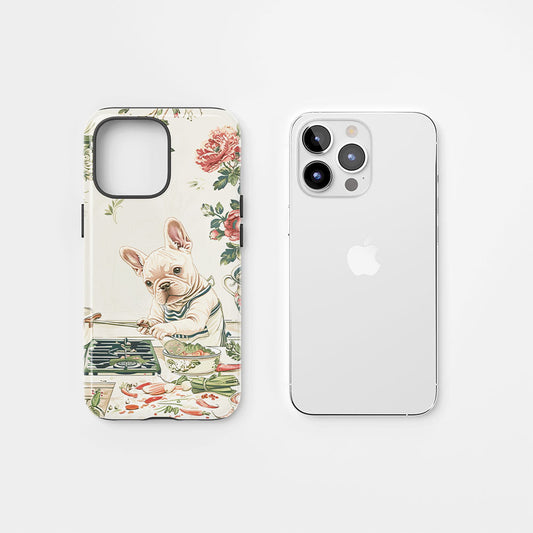 Double-Layer Semi-Handprinted Tough Matte iPhone Case