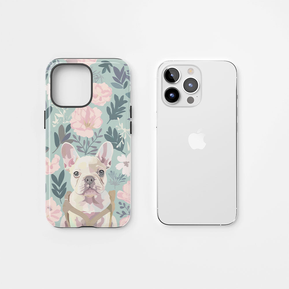 Double-Layer Semi-Handprinted Tough Matte iPhone Case