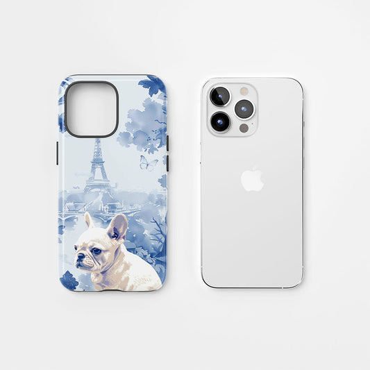 Double-Layer Semi-Handprinted Tough Matte iPhone Case