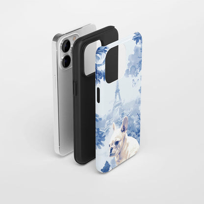 Double-Layer Semi-Handprinted Tough Matte iPhone Case