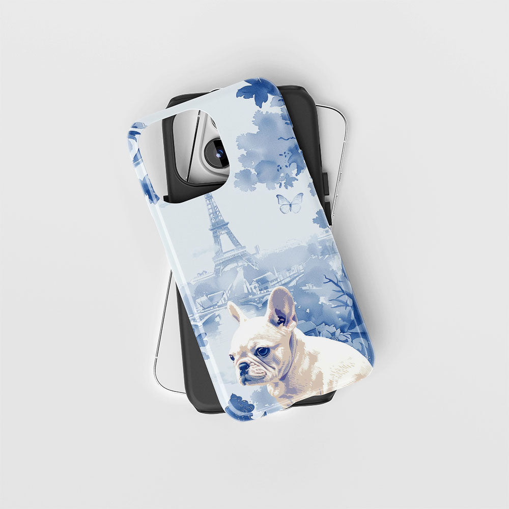 Double-Layer Semi-Handprinted Tough Matte iPhone Case