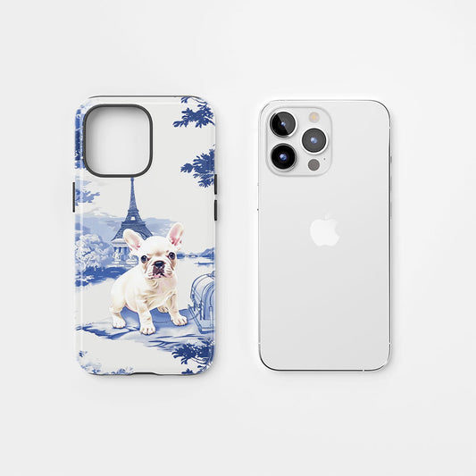 Double-Layer Semi-Handprinted Tough Matte iPhone Case