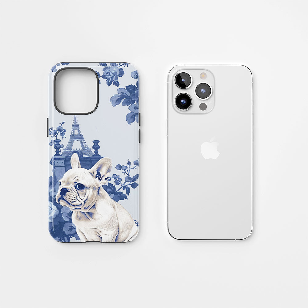 Double-Layer Semi-Handprinted Tough Matte iPhone Case