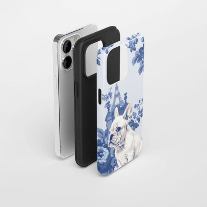 Double-Layer Semi-Handprinted Tough Matte iPhone Case