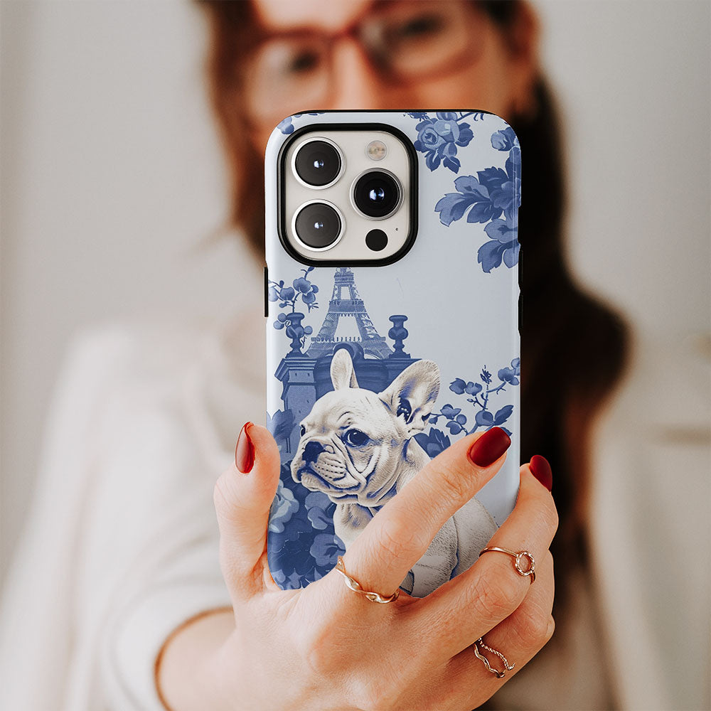 Double-Layer Semi-Handprinted Tough Matte iPhone Case