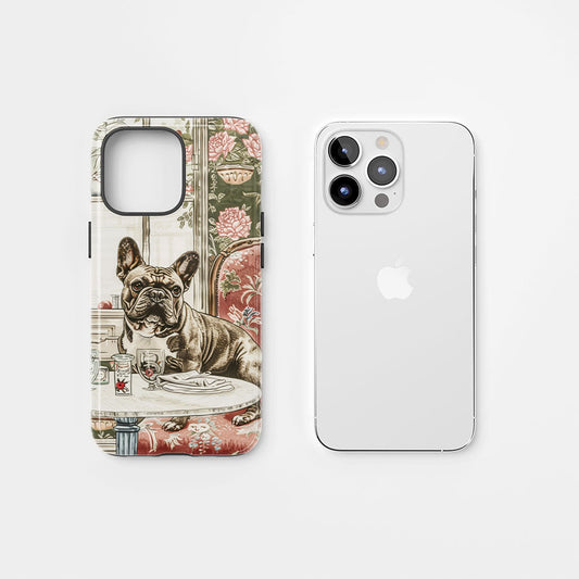 Double-Layer Semi-Handprinted Tough Matte iPhone Case