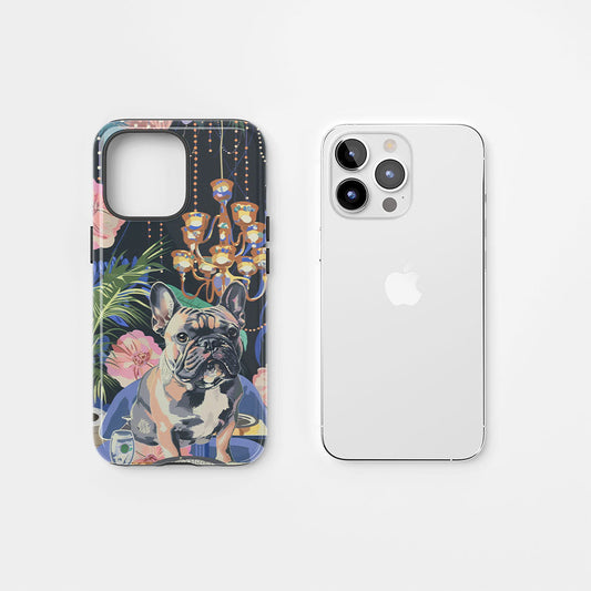 Double-Layer Semi-Handprinted Tough Matte iPhone Case