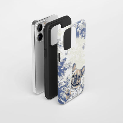 Double-Layer Semi-Handprinted Tough Matte iPhone Case