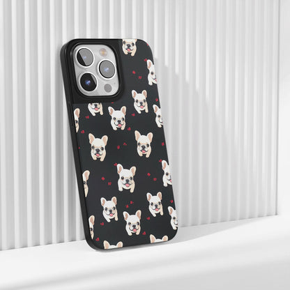 Industry-Level Tough Matte French Bulldog Black iPhone Case