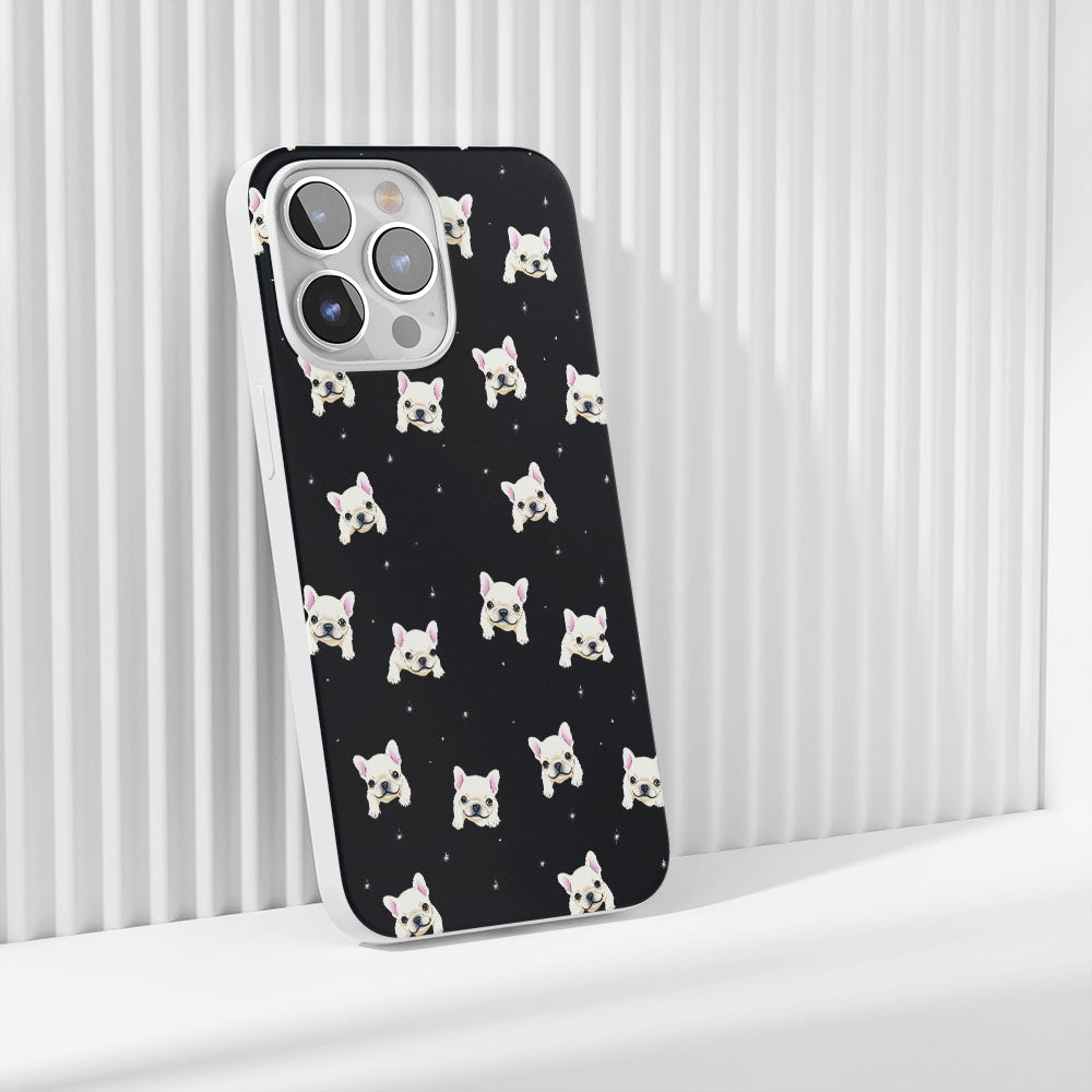 Latest 3rd-Generation Crystal Tough Glossy French Bulldog Black iPhone Case