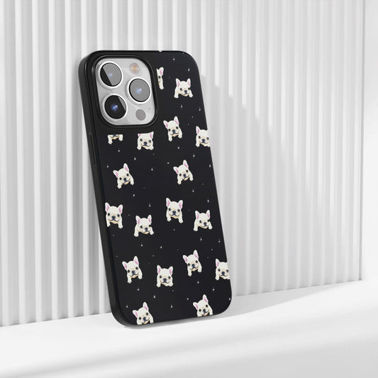 Industry-Level Tough Matte French Bulldog Black iPhone Case