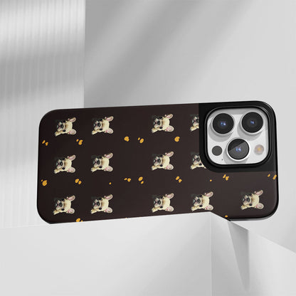 Industry-Level Tough Matte French Bulldog Black iPhone Case