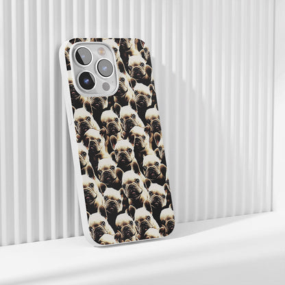 Latest 3rd-Generation Crystal Tough Glossy French Bulldog Black iPhone Case