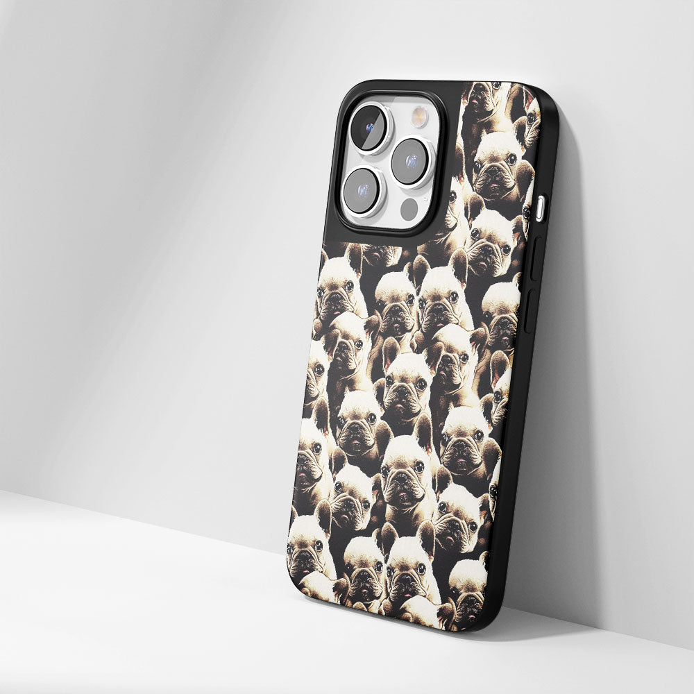 Industry-Level Tough Matte French Bulldog Black iPhone Case