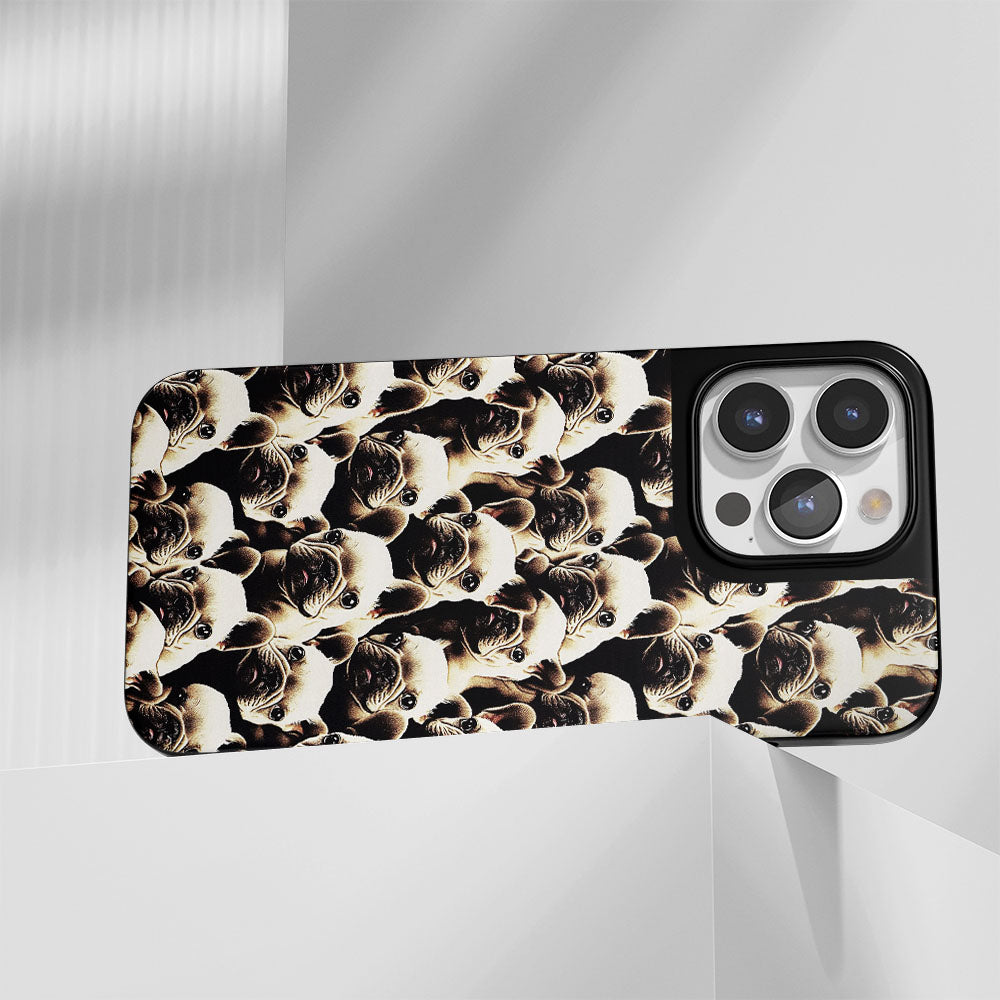 Industry-Level Tough Matte French Bulldog Black iPhone Case