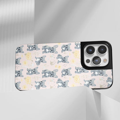 Industry-Level Tough Matte French Bulldog Pink iPhone Case