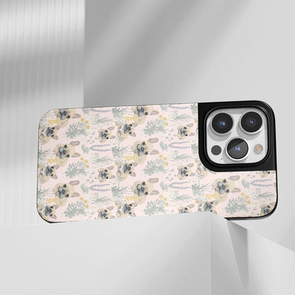 Industry-Level Tough Matte French Bulldog Pink iPhone Case