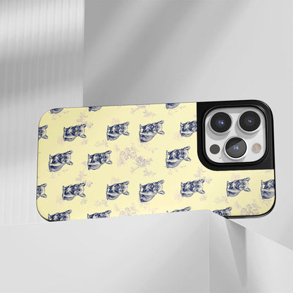 Industry-Level Tough Matte French Bulldog Yellow iPhone Case